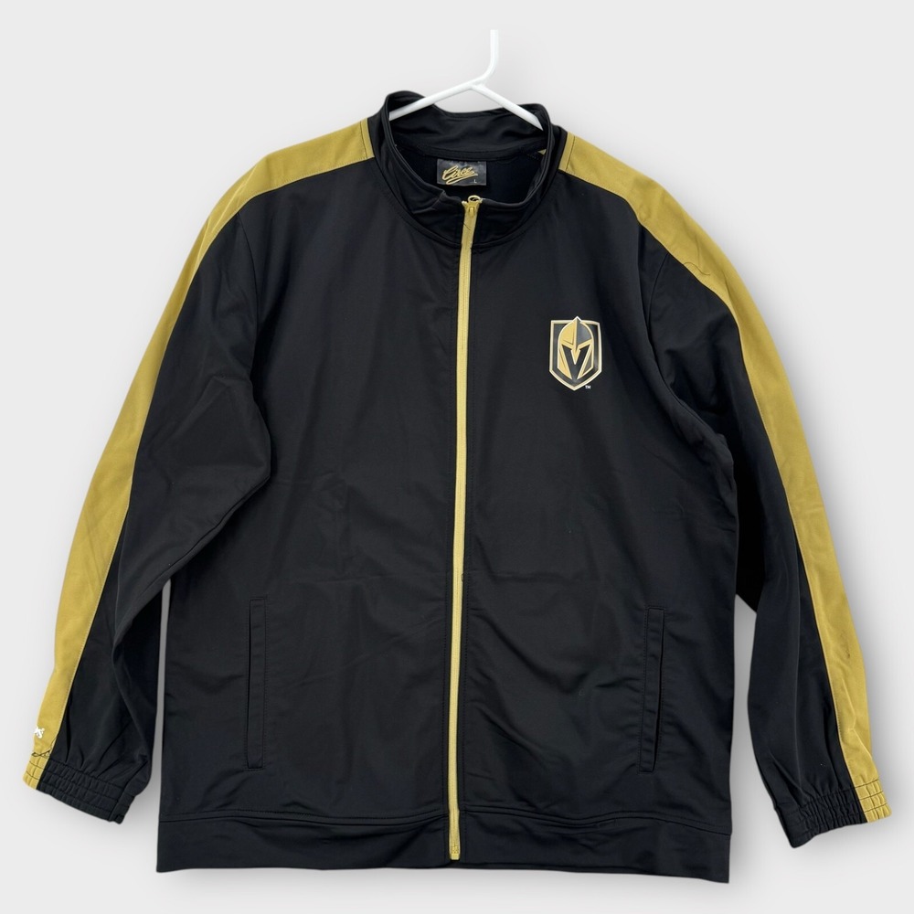 Vegas‎ Golden Knights Jacket Mens Large VGK NHL Circe Zip Up Windbreaker NEW